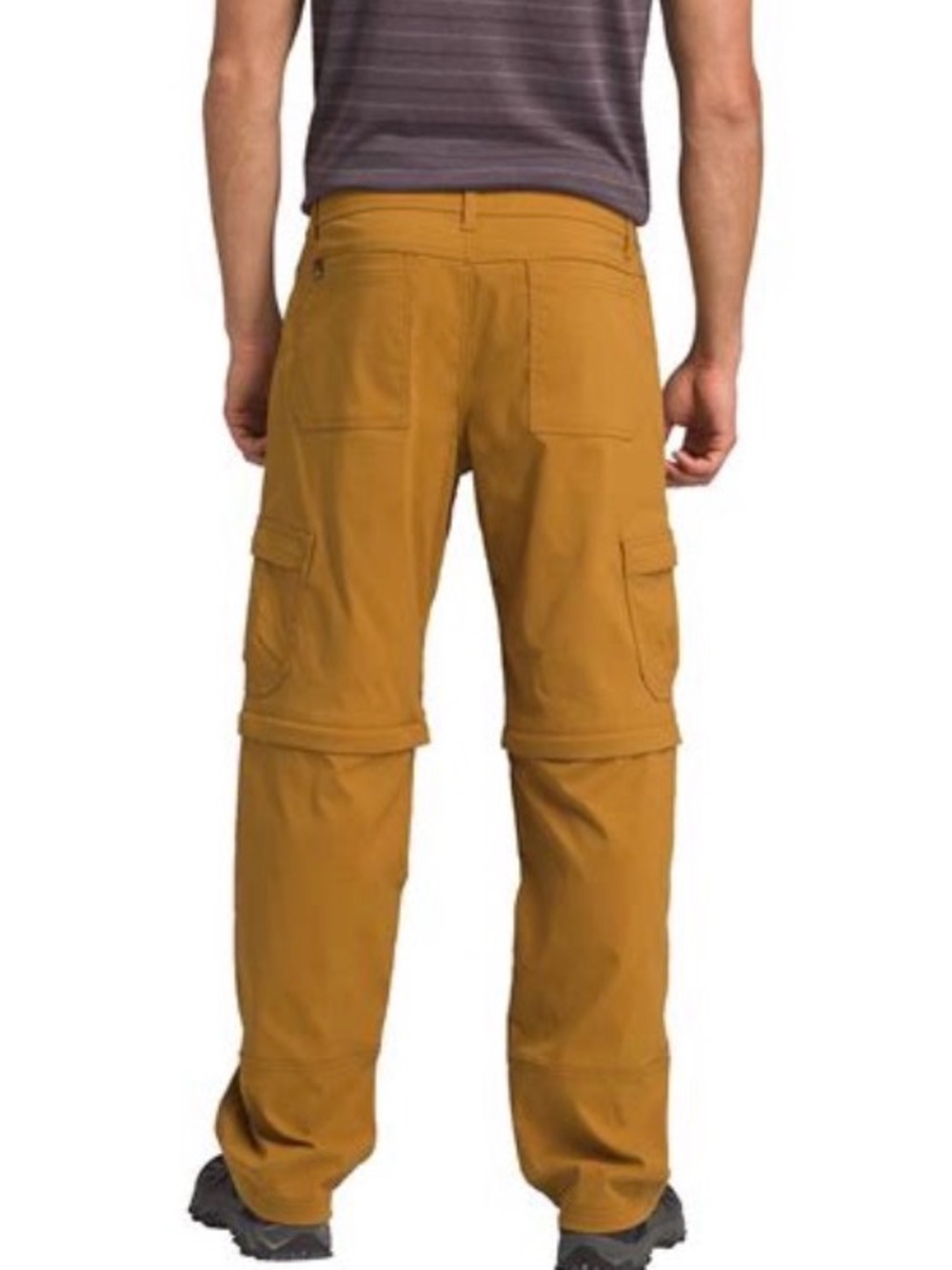 Prana Stretch Zion Convertible Zip Off Cargo Pants Mens M 34x32 Quick Dry Vented - Picture 2 of 16